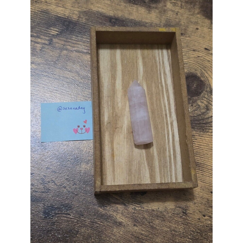 Rose Quartz Crystal Tower